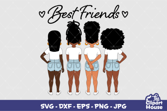 Best Friends 2 Graphics for Crafts