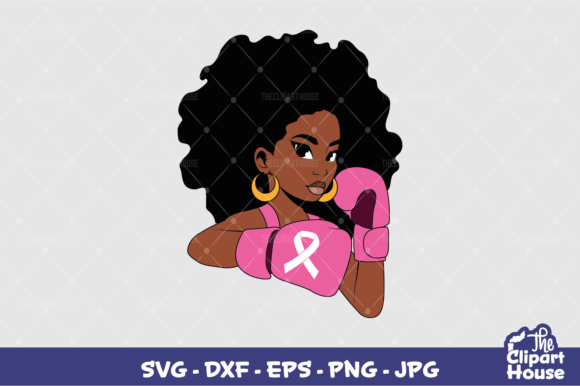 Breast Cancer Fighter Graphics for Crafts