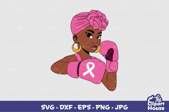 Breast Cancer Fighter Scarf Graphics for Crafts