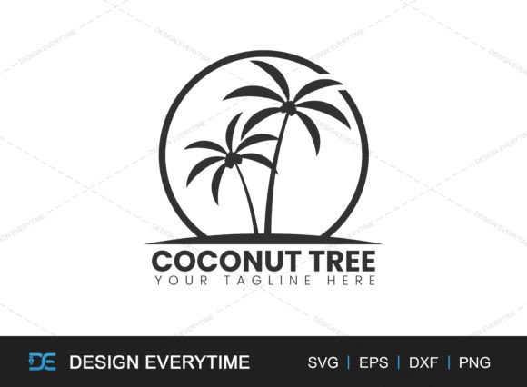 Coconut Tree Logo & Palm Tree Logos: Tropical Graphics for Real Branding