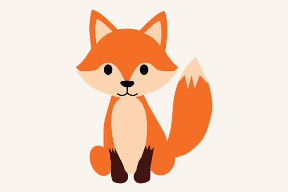 Cute Fox Graphics for Crafts