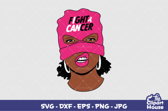 I Can Fight Cancer Woman Graphics for Crafts