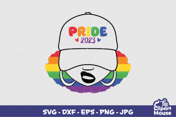 LGBTQ Smirk Pride Graphics for Crafts