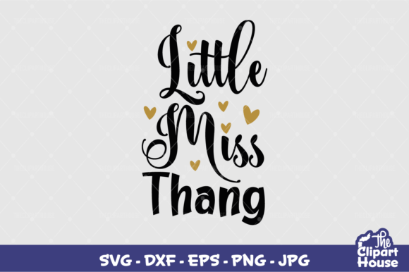 Little Miss Thang: Playful Graphics for Crafts & Brand Projects