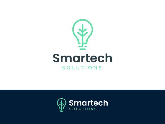 Modern Nature Tech Logo Template