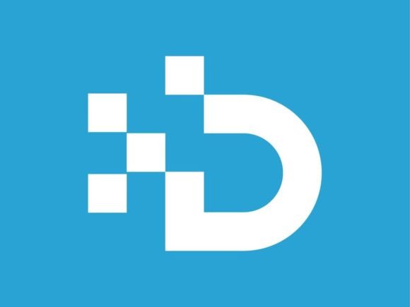 Puzzle Letter D Logo Template Graphics